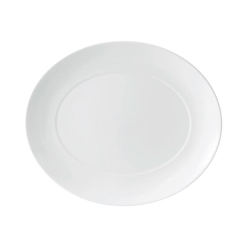 PORCELAIN OVAL TRAY CM 33 -ASHLAR