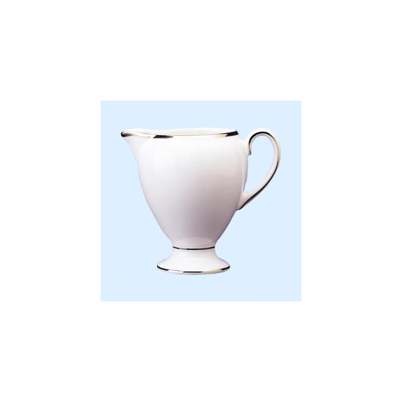 PORCELAIN CREAMER STERLING