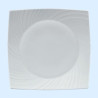 PORCELAIN SQUARE DISH CM 18 ETHEREAL