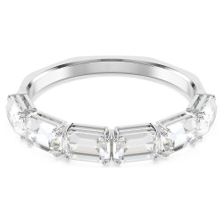 MILLENIA BANGLE, OCTAGON CUT, WHITE