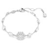 IDYLLIA BRACELET, WHITE, RHODIUM PLATED 5691485