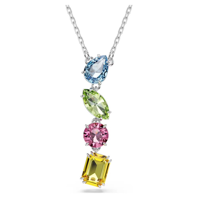 GEMA PENDANT MULTICOLOR, RHODIUM PLATED 5692421