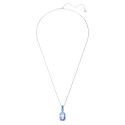 MILLENIA PENDANT LONG BLUE, RHODIUM PLATED 5696518