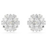 IDYLLIA STUD EARRINGS, WHITE, RHODIUM PLATED 5691483