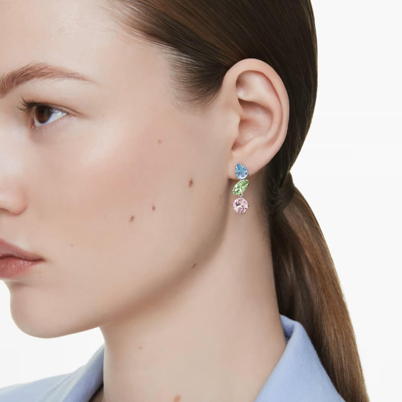 Multicolor drop earrings shop