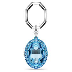 LUCENT KEYRING AQUAMARINE, MIXED PLATING 5666644