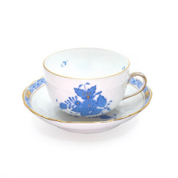 TEA CUP WITH PLATE, APPONYI