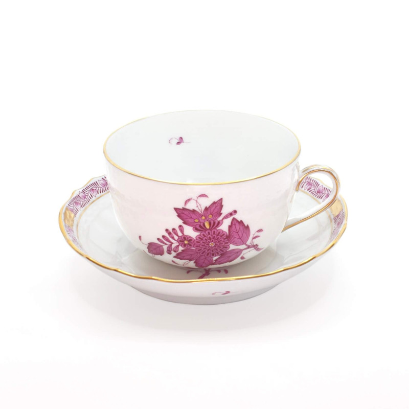 TEA CUP WITH PLATE, APPONYI