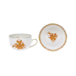 TEA CUP WITH PLATE, APPONYI