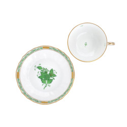 TEA CUP WITH PLATE, APPONYI