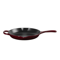 CAST IRON DEEP DOUBLE POUR SPOUTS SKILLET