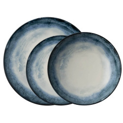 SET OF 12 CERAMIC PLATES,...