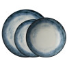 SET OF 12 CERAMIC PLATES, SHADE SEA