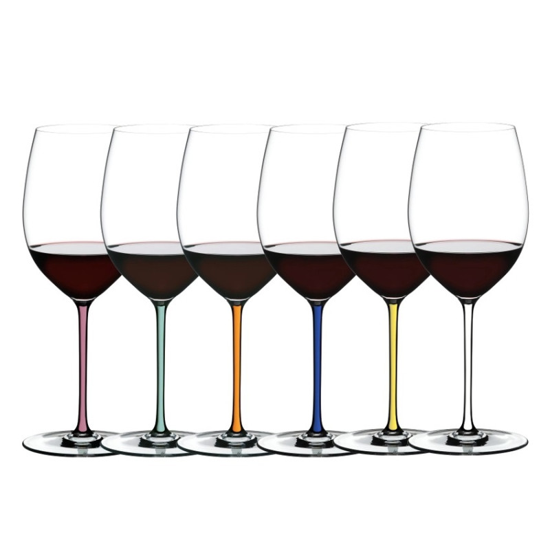 SET OF 6 CABERNET GLASS, FATTO A MANO