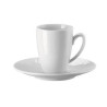 TAZZA CAFFE CON PIATTO 14742/14741 MESH BIANCO