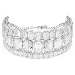 MILLENIA CHOKER, RHODIUM...