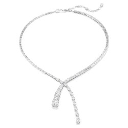 MATRIX NECKLACE, WHITE, RHODIUM PLATED 5692533