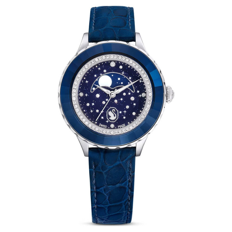 OCTEA MOON WATCH, BLUE, INOX 5677494