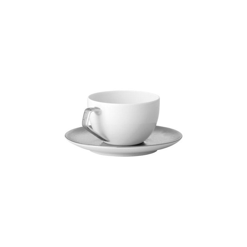 COFFEE CUP WITH SAUCER, TAC SKIN PLATIN