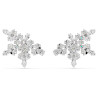 IDYLLIA: CLIP EARRINGS WHITE, RHODIUM PLATED 5692635