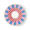 BOTTOM PLATE CM23 CIRCLE RED-BLUE