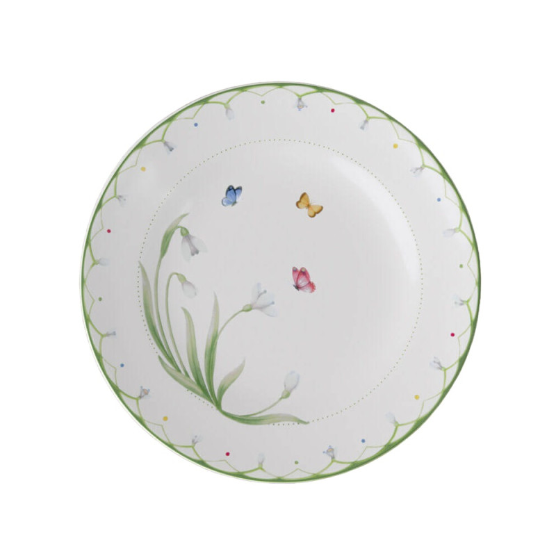 22 CM DESSERT PLATE, COLOUR SPRING