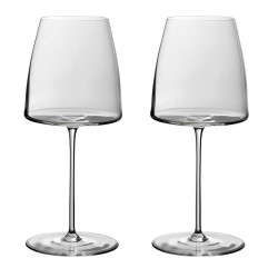 SET OF 2 WHITE WINE GOBLET, METROCHIC