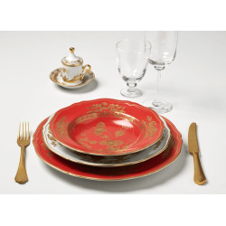 SOUP PLATE 24 CM, GOLD COLLECTION ORIENTE ITALIANO