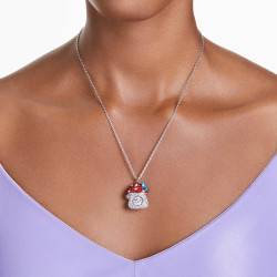 ALICE IN WONDERLAND PENDANT, MUSHROOM, RHODIUM PLATED 5682811