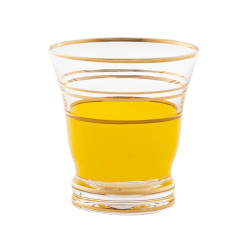 SET OF TWO SMALL GLASSES YELLOW