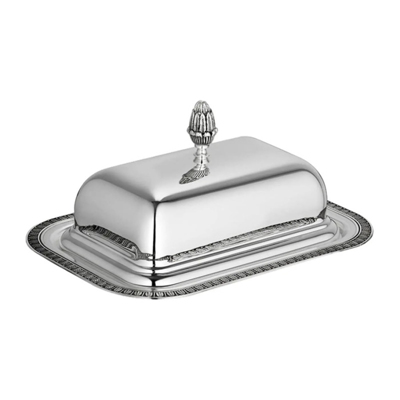 MALMAISON BUTTER DISH, SILVER ALLOY 4224740