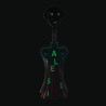 ANNA G. LIQUID CORKSCREW, PHOSPHORESCENT