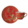 TAZZA CAFFE CON PIATTINO, GOLD COLLECTION