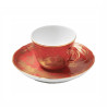 TAZZA CAFFE CON PIATTINO, GOLD COLLECTION