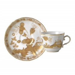 TAZZA CAFFE CON PIATTINO, GOLD COLLECTION