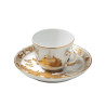 TAZZA CAFFE CON PIATTINO, GOLD COLLECTION