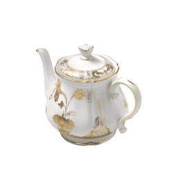 TEAPOT FOR 6 WITH LID, GOLD COLLECTION