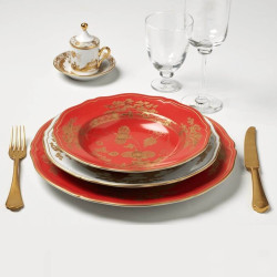 17 CM BREAD PLATE, GOLD COLLECTION