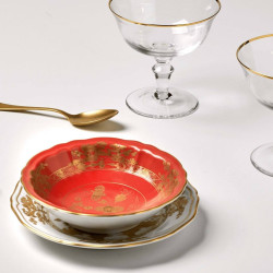 17 CM BREAD PLATE, GOLD COLLECTION