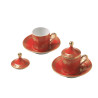 SET TAZZINE CAFFE PER 2, GOLD COLLECTION