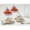 SET TAZZINE CAFFE PER 2, GOLD COLLECTION