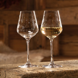 SET DI 2 WHITE WINE GLASSES...