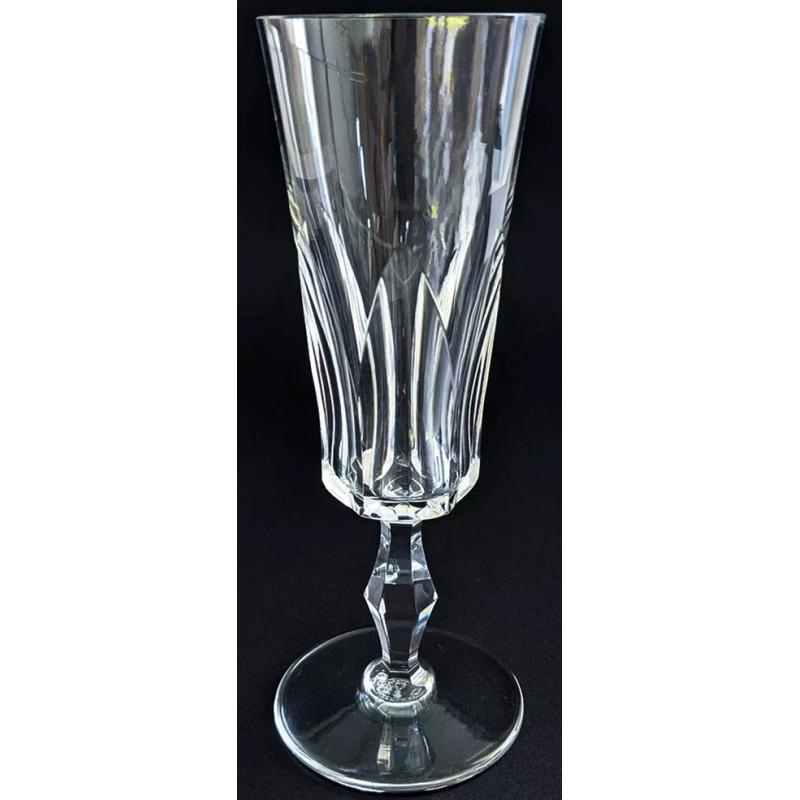 CRYSTAL CHAMPAGNE FLUTE POLIGNAC