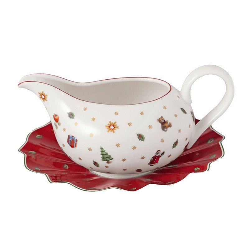 TOYS DELIGHT GRAVY BOAT WITH SAUCER