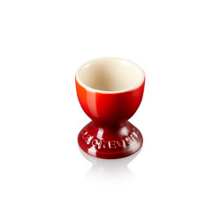 STONEWARE EGG CUP - CERISE