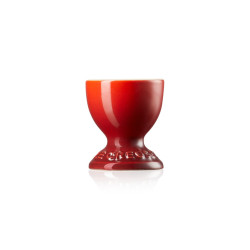 STONEWARE EGG CUP - CERISE