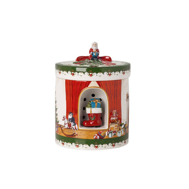 SCATOLA ROTONDA BABBO NATALE - CHRISTMAS TOYS