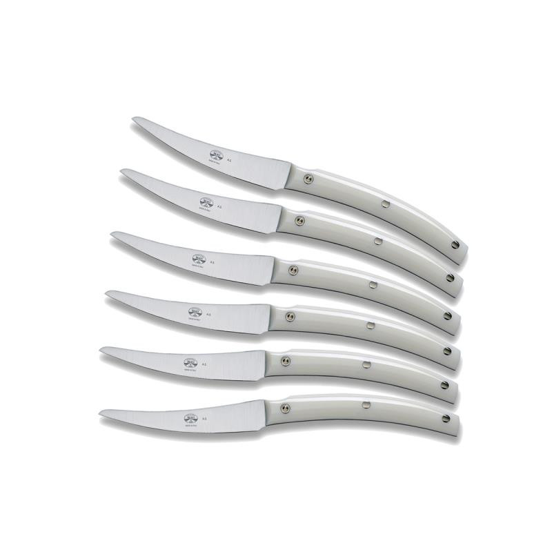 SET OF 6 STEAK KNIVES, CONVIVIO NOVO