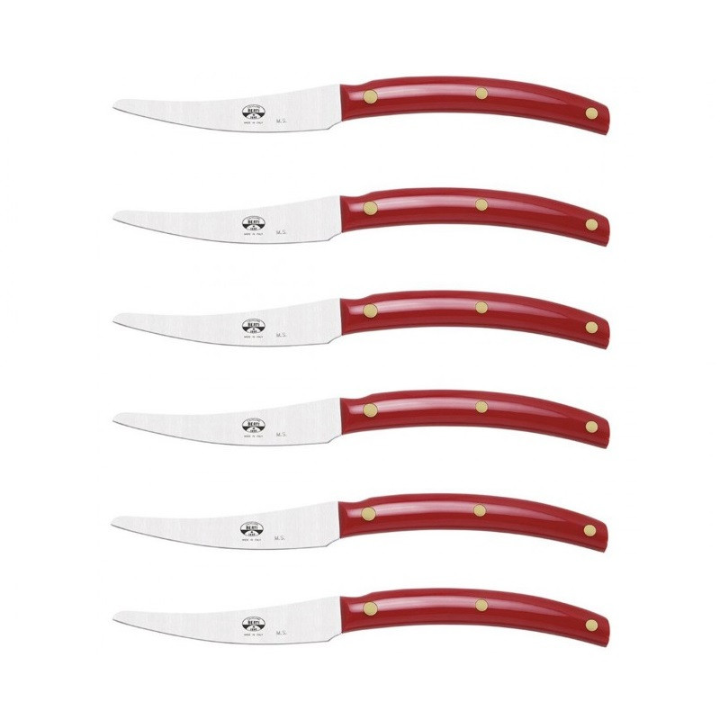 SET OF 6 STEAK KNIVES, CONVIVIO NOVO