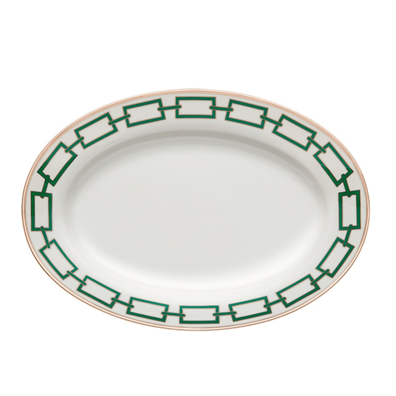 34 CM OVAL TRAY, CATENE IMPERO